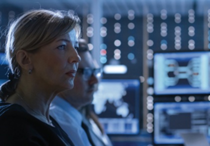 Commercial Fire & Security central station monitoring dispatcher
